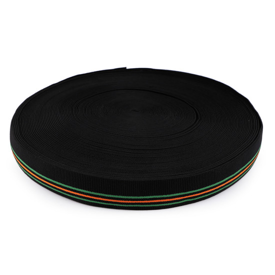 Elastic bias latime 40 mm - Negru (1 Metru) Elastic bias latime 40 mm - Negru (1 Metru)