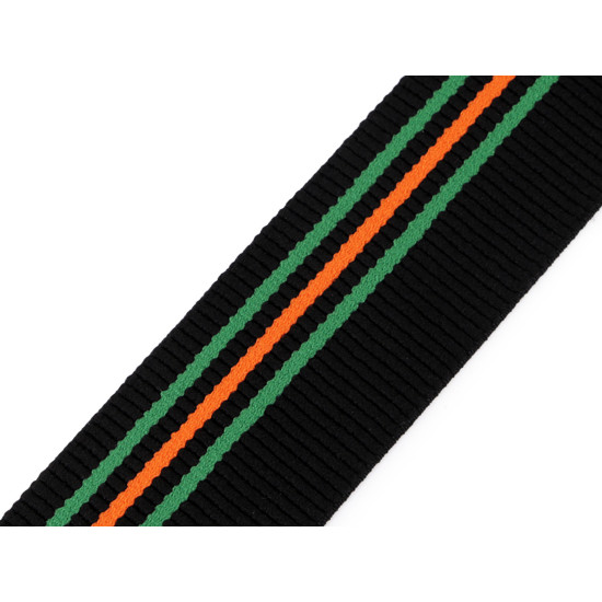 Elastic bias latime 40 mm - Negru (1 Metru) Elastic bias latime 40 mm - Negru (1 Metru)