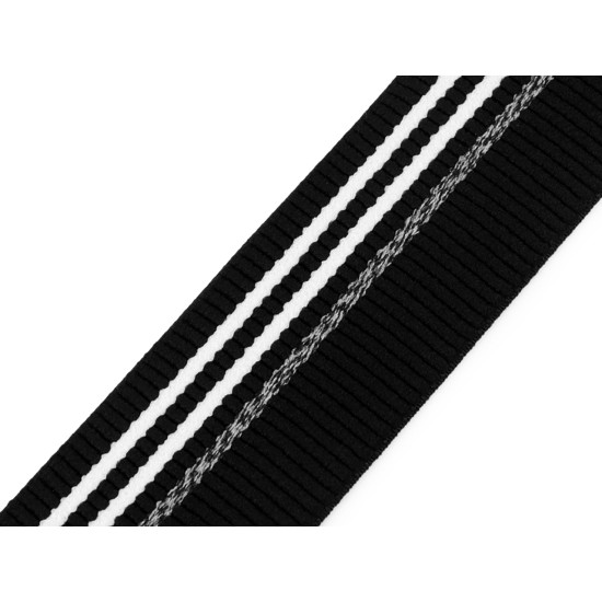 Elastic bias latime 40 mm - Negru (1 Metru) Elastic bias latime 40 mm - Negru (1 Metru)