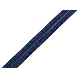 Banda elastica cu silicon 10mm - Albastru închis (10 Metri)