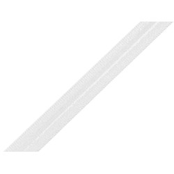 Banda elastica cu silicon 10mm - Alb (10 Metri)