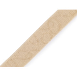Elastic lenjerie cu model satinat, latime 18 mm - Nude (10 Metri)