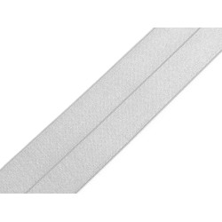 Elastic bias, lățime 40 mm - Gri deschis (1 Metru)