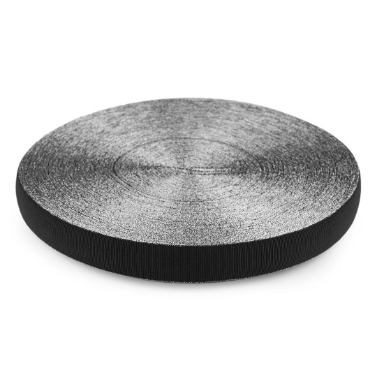 Elastic ripsat / elastic sutien 25 mm - Negru (1 Metru) Elastic ripsat / elastic sutien 25 mm - Negru (1 Metru)