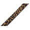 Banda elastica cu model leopard 15 mm - Maro (1 Metru)