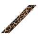 Banda elastica cu model leopard 15 mm - Maro (1 Metru)