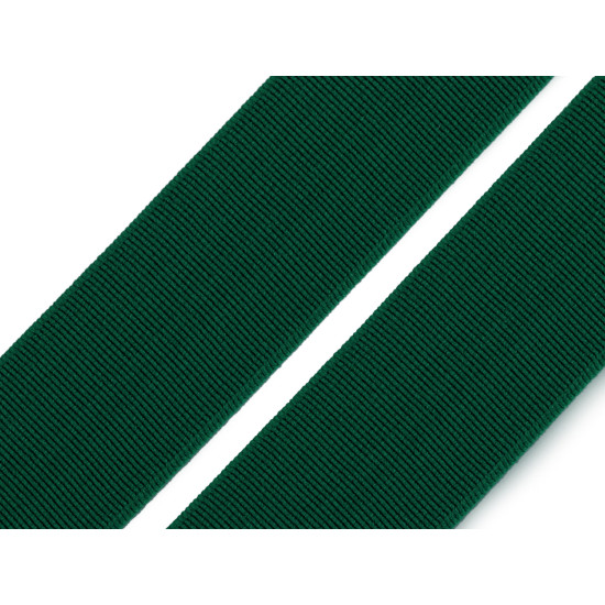Elastic țesut moale lățime 25 mm - Verde închis (1 Metru)