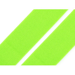 Elastic țesut moale lățime 25 mm - Verde neon (1 Metru)