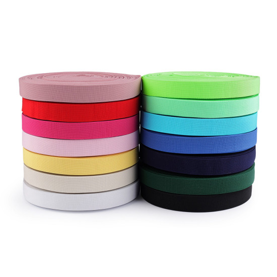 Elastic țesut moale lățime 25 mm - Verde închis (1 Metru)