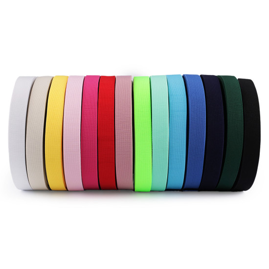 Elastic țesut moale lățime 25 mm - Verde închis (1 Metru)