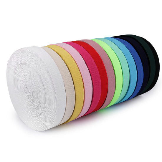 Elastic țesut moale lățime 25 mm - Verde închis (1 Metru)