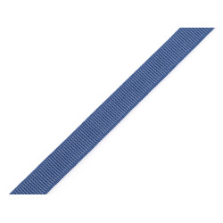Elastic ripsat / elastic sutien 10 mm - Albastru denim (18 Metri)
