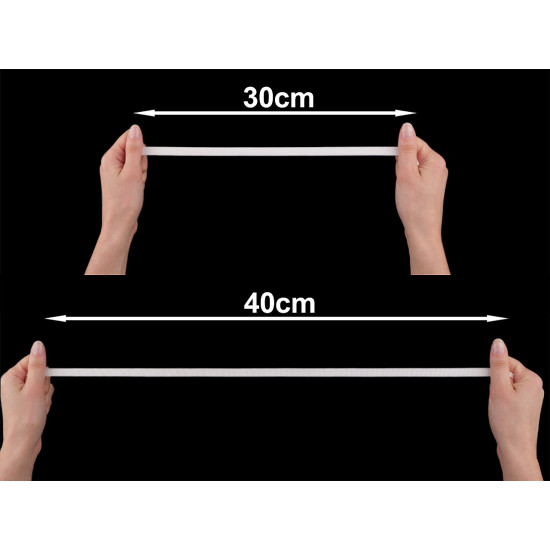 Elastic ripsat / elastic sutien 10 mm - Nude (18 Metri)