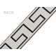 Banda elastica moale, 40 mm - Negru (1 Metru)