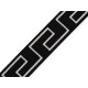 Banda elastica moale, 30 mm - Negru (1 Metru)
