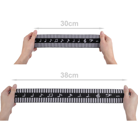 Banda elastica moale, 60 mm - Negru (20 Metri) Banda elastica moale, 60 mm - Negru (20 Metri)