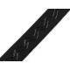 Banda elastica cu silicon 25 mm - Negru (20 Metri)