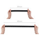 Banda elastica cu silicon 25 mm - Negru (20 Metri)