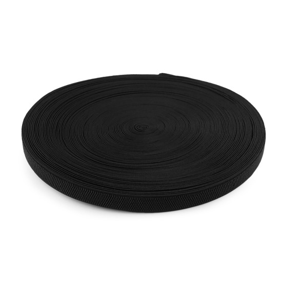 Banda elastica 25 mm - Negru (1 Metru)