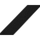 Gummiband, breite 30 mm - Schwarz (1 Meter)