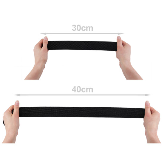 Banda elastica 40 mm - Negru (45 Metri) Banda elastica 40 mm - Negru (45 Metri)