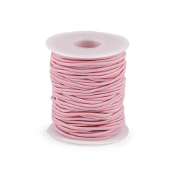 Elastic rotund ø2 mm - Roz deschis (200 Metri)