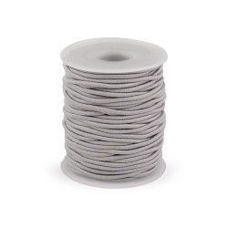 Elastic rotund ø2 mm - Gri deschis (200 Metri)