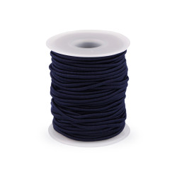 Elastic rotund ø2 mm - Albastru închis (200 Metri)