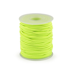 Elastic rotund ø2 mm - Galben verzui strident (200 Metri)
