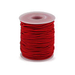 Elastic rotund ø2 mm - Roșu (200 Metri)