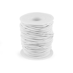 Elastic rotund ø2 mm - Alb (200 Metri)