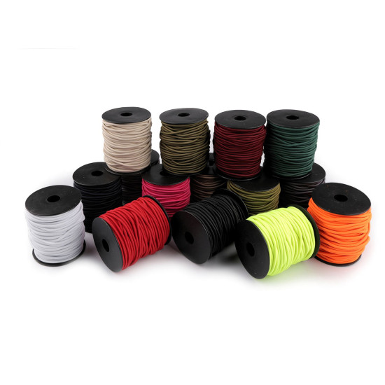 Elastic rotund ø3 mm - Bej (200 Metri) Elastic rotund ø3 mm - Bej (200 Metri)