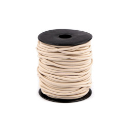 Elastic rotund ø3 mm - Bej deschis (200 Metri)