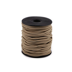 Elastic rotund ø3 mm - Bej (200 Metri)
