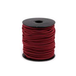 Elastic rotund ø3 mm - Bordo (200 Metri)