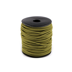 Elastic rotund ø3 mm - Verde de stepă (200 Metri)