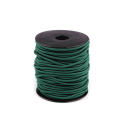 Elastic rotund ø3 mm - Verde închis (200 Metri)