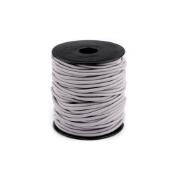 Elastic rotund ø3 mm - Gri deschis (200 Metri)