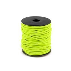 Elastic rotund ø3 mm - Galben verzui strident (200 Metri)