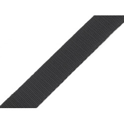 Chingă polipropilenă, lățime 20 mm - Gri închis (25 Metri)