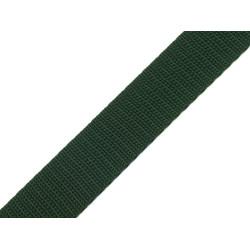 Chingă polipropilenă, lățime 25 mm - Verde mușchi (100 Metri)