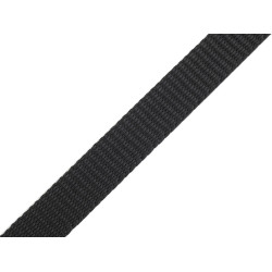 Chingă polipropilenă, lățime 10 mm - Negru (100 Metri)