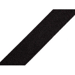 Chingă bumbac, lățime 30 - Negru (25 Metri)