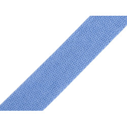 Chingă bumbac, lățime 30 - Bleu albăstrea (5 Metri)
