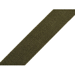 Chingă bumbac, lățime 30 - Verde kaki (25 Metri)
