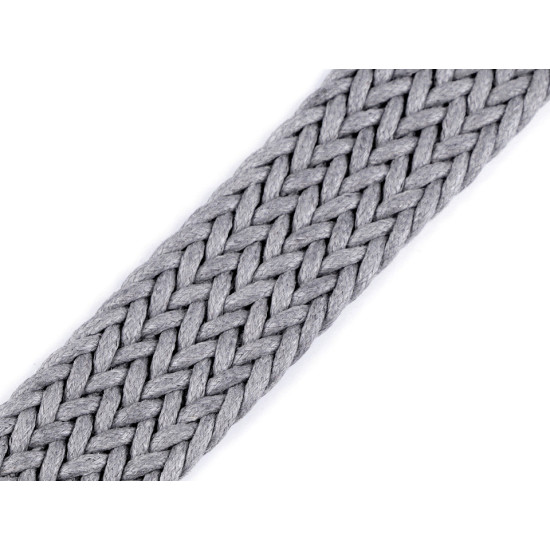 Chingă împletită, lățime 32 mm - Albastru închis (1 Metru) Chingă împletită, lățime 32 mm - Albastru închis (1 Metru)