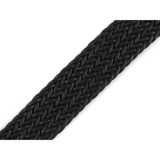 Chingă împletită, lățime 32 mm - Albastru închis (1 Metru) Chingă împletită, lățime 32 mm - Albastru închis (1 Metru)