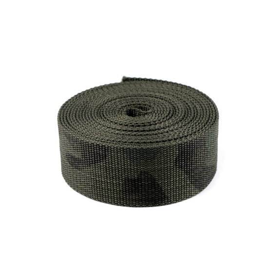Chinga camuflaj latime 50 mm - Verde (5 Metri)