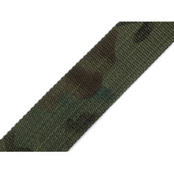 Chinga camuflaj latime 50 mm - Verde (5 Metri)