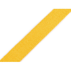 Chinga bumbac latime 20 mm - Galben muștar (25 Metri)